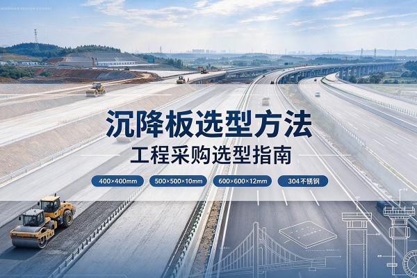 肃南沉降板选择方法