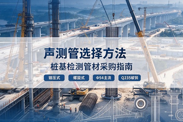 肃南声测管选型标准