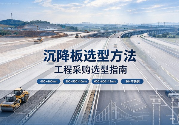 肃南沉降板选择方法